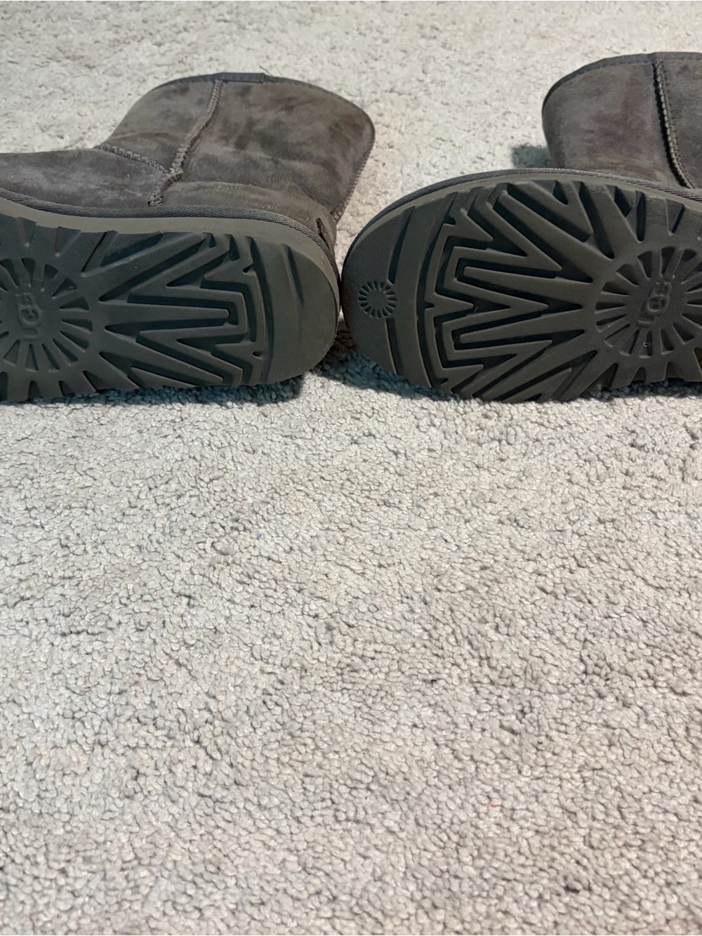 UGG Short Boots in Charcoal
